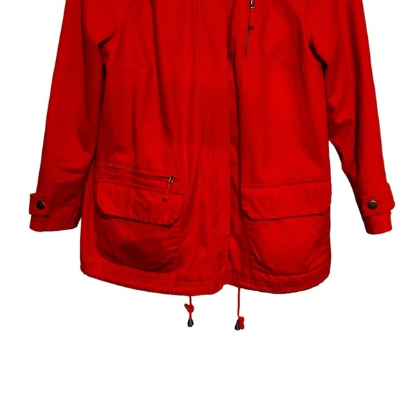 Anthropologie Daughters of the Libération Orangey/Red Full Zip Jacket Sz M - Picture 4 of 16